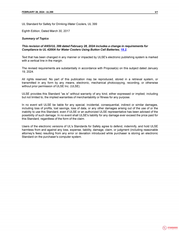 UL 399 PDF UL 399 PDF
